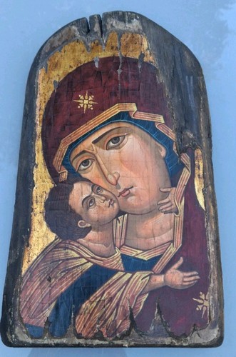 Antica icona ortodossa - , su