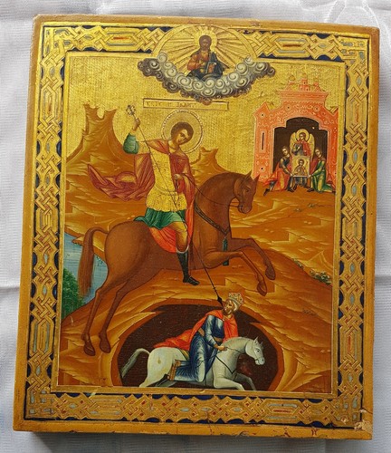 Antica icona russa dmitri - antica,