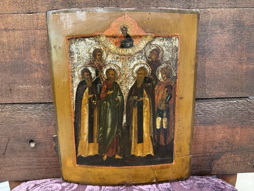 Antica icona russa xviii - russa, lg