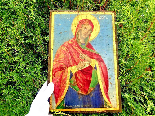 Antica icona tempera - antica,