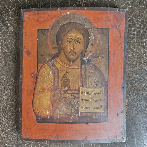 Antica icona russia cristo - russia,