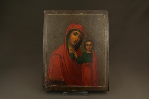 Antica icona russa legno - russa, in