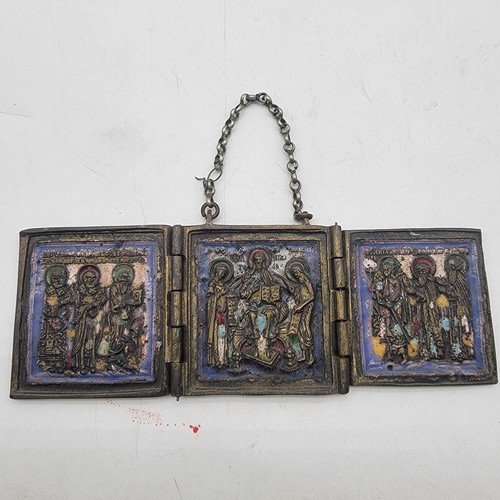 Raro antico trittico russo xix - raro,
