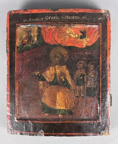 Antica icona russia legno - russia,